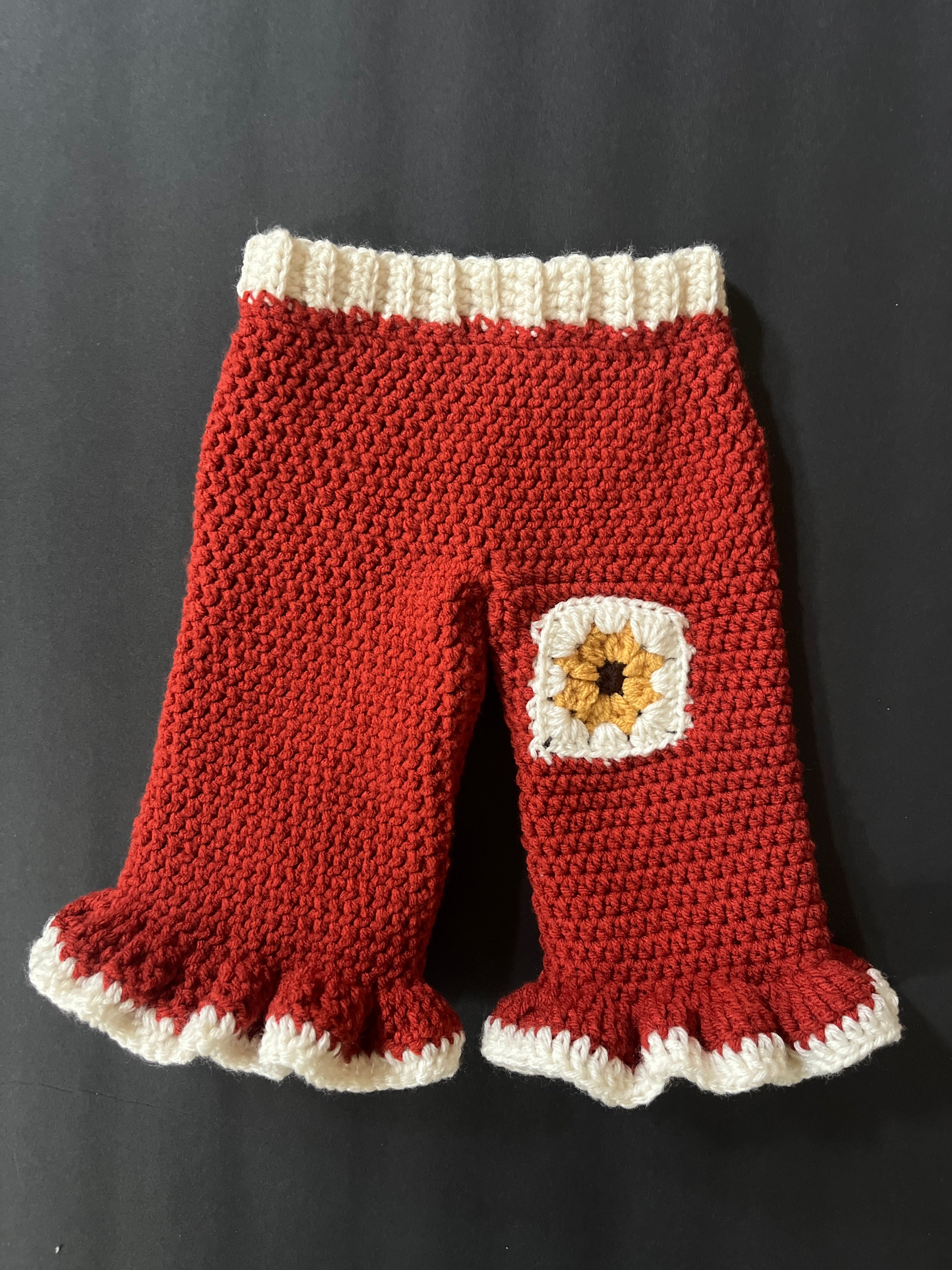 Baby Sunflower Ruffle Pants