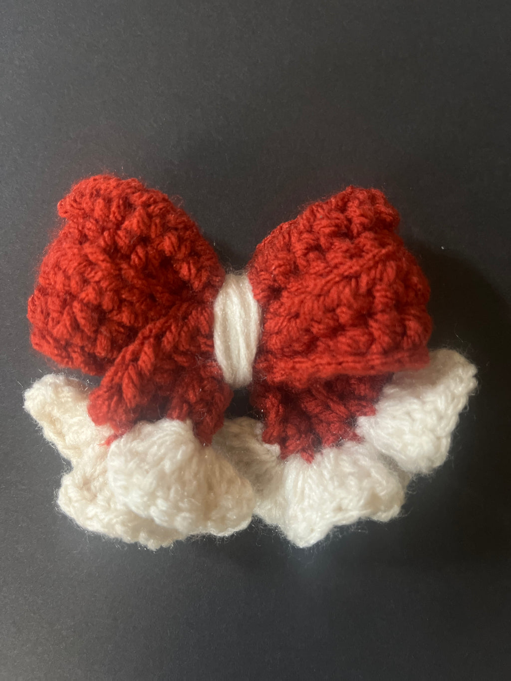 Ruffle Bow Hair Clip