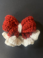Ruffle Bow Hair Clip
