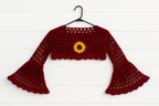 Sunflower Bell Sleeve Bolero