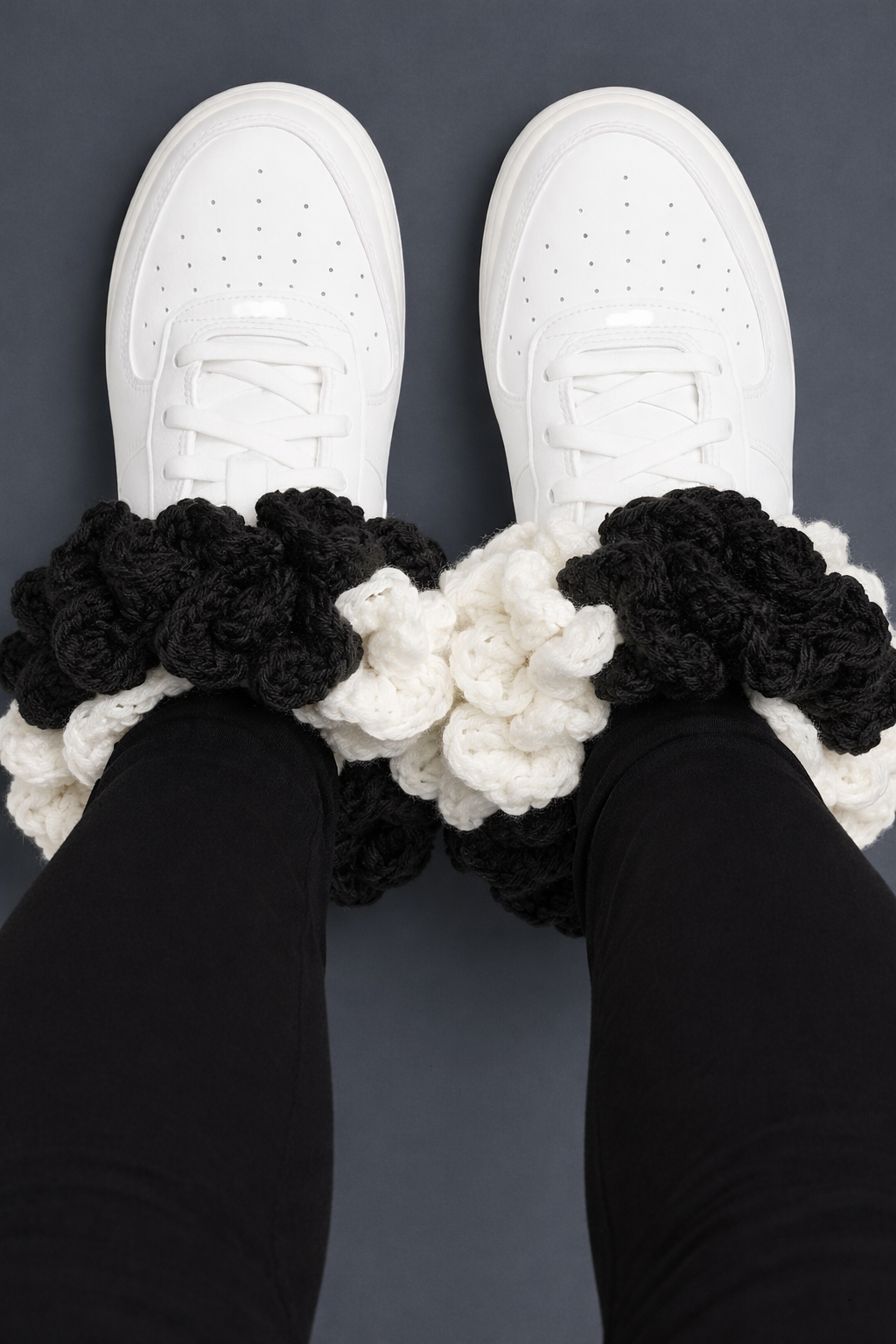 Heaven’s Ruffle Slipper Socks™ — Cozy Handmade Lounge Wear