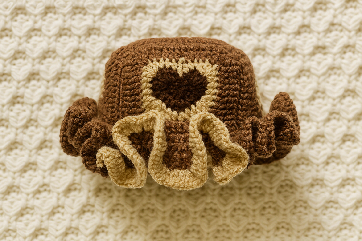 Heart Ruffles (Hat) - Baby/Toddler